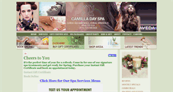 Desktop Screenshot of camilladayspa.com